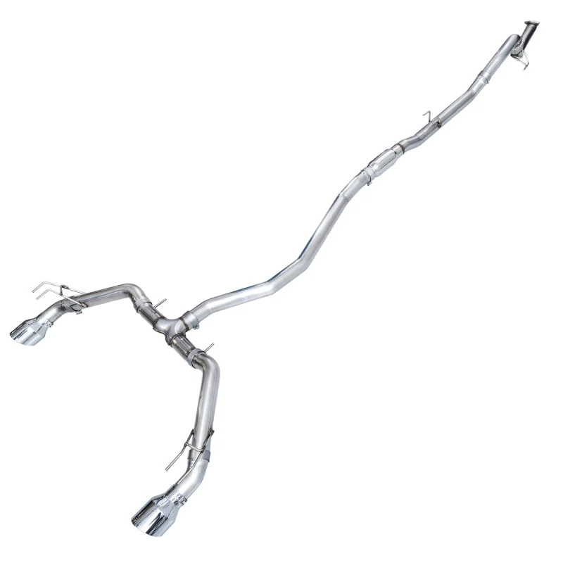 AWE Tuning 22+ Honda Civic Si/Acura Integra Track Edition Cat-Back Exhaust - Dual Chrome Silver Tips