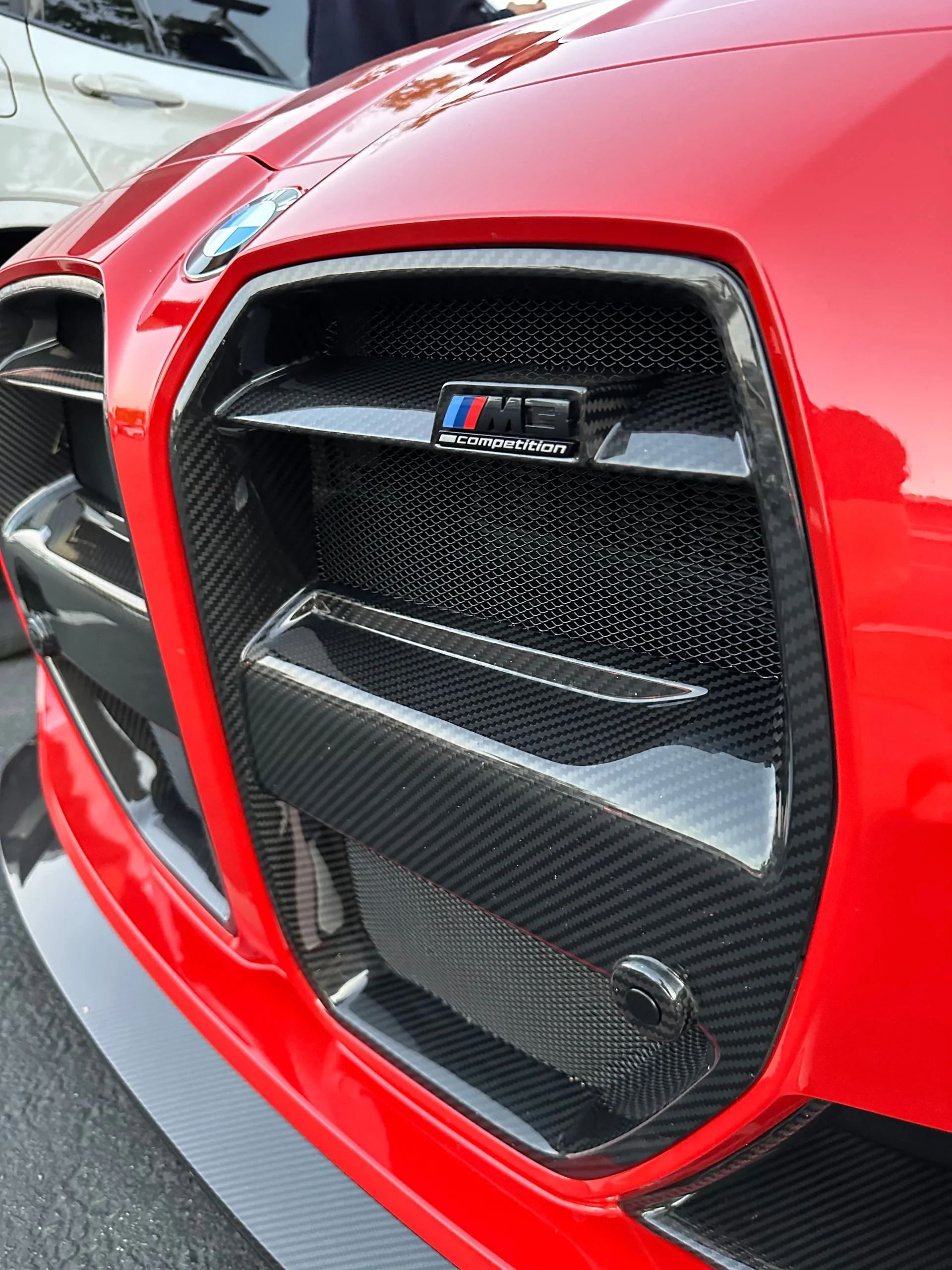 VR Style Carbon Fiber Front Grille replacement set - BMW G80 M3 & G82 / G83 M4