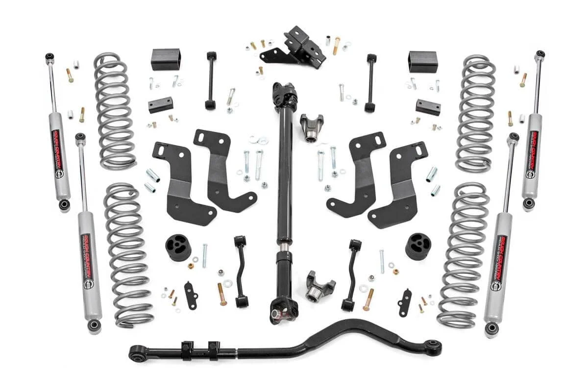 3.5 Inch lift Kit | C/A Drop | FR D/S | Jeep Wrangler Unlimited 4WD (24-26)