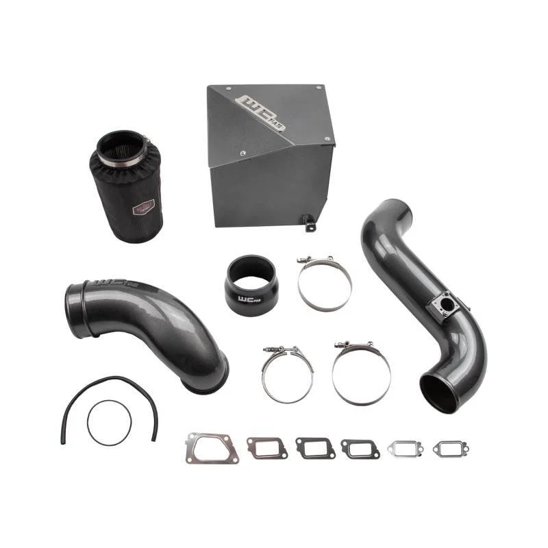 Wehrli 11-16 Chevrolet 6.6L Duramax LML 4in Intake Kit Stage 2 - CAT Yellow
