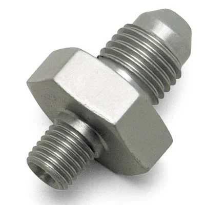 Russell EFI Fuel Pressure Adapter Fittings  Fuel Pressure Adapter, Vari. Ford EFI V8s/V6s -4 AN x 1/16 in.NPT Test Port
