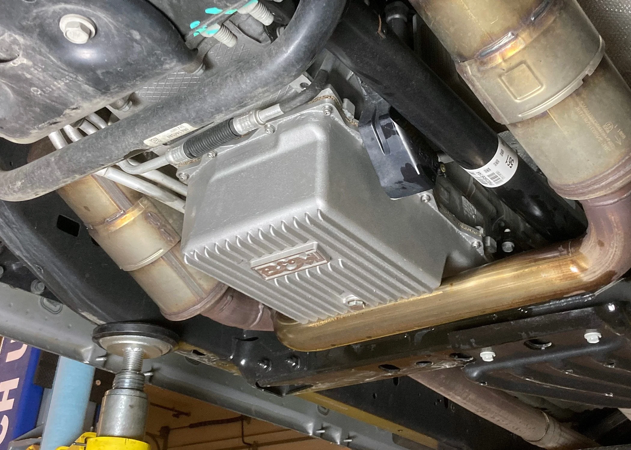 B&M Hi-Tek Deep Heavy Duty Transmission Pan -  Aluminum