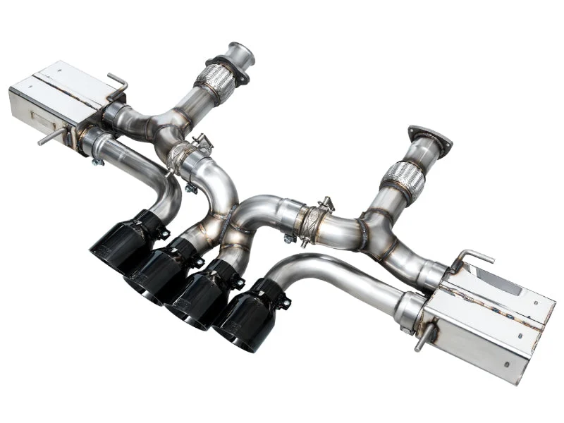 AWE Tuning 2023 C8 Corvette Z06 SwitchPath Cat-Back Exhaust - Diamond Black Tips