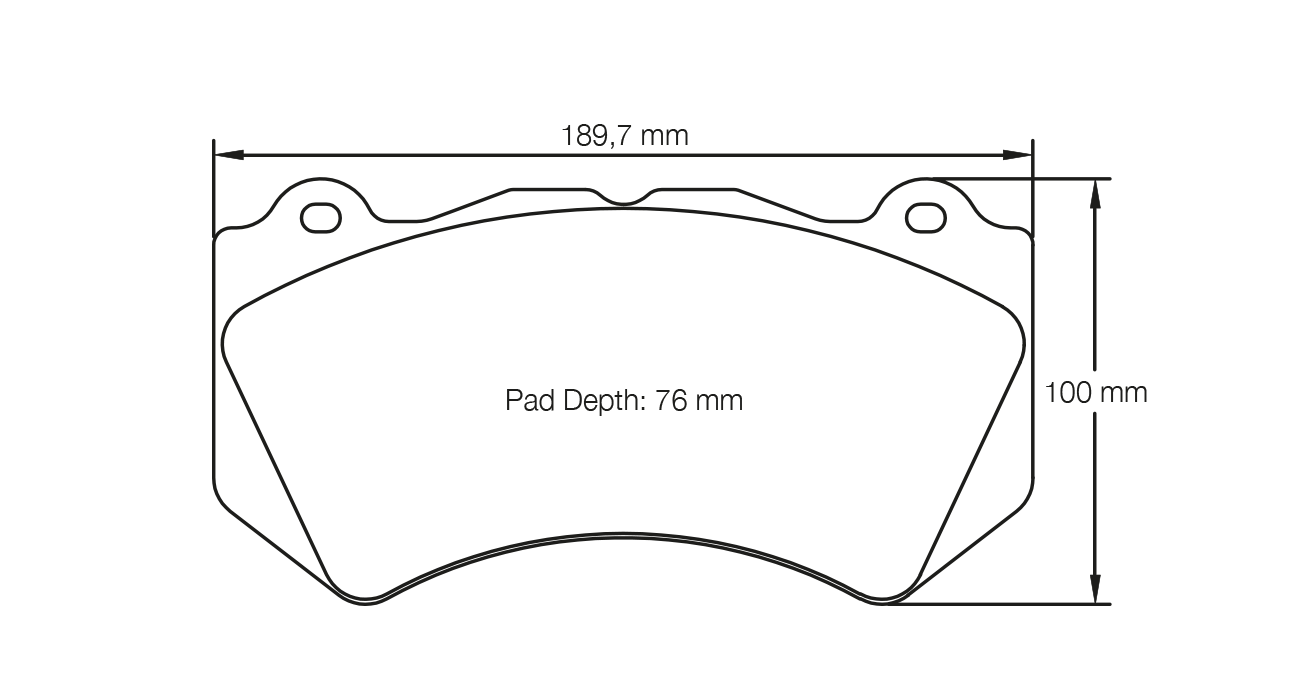 Pagid Pads for Mclaren 765LT Standard Ceramic Brakes - Front