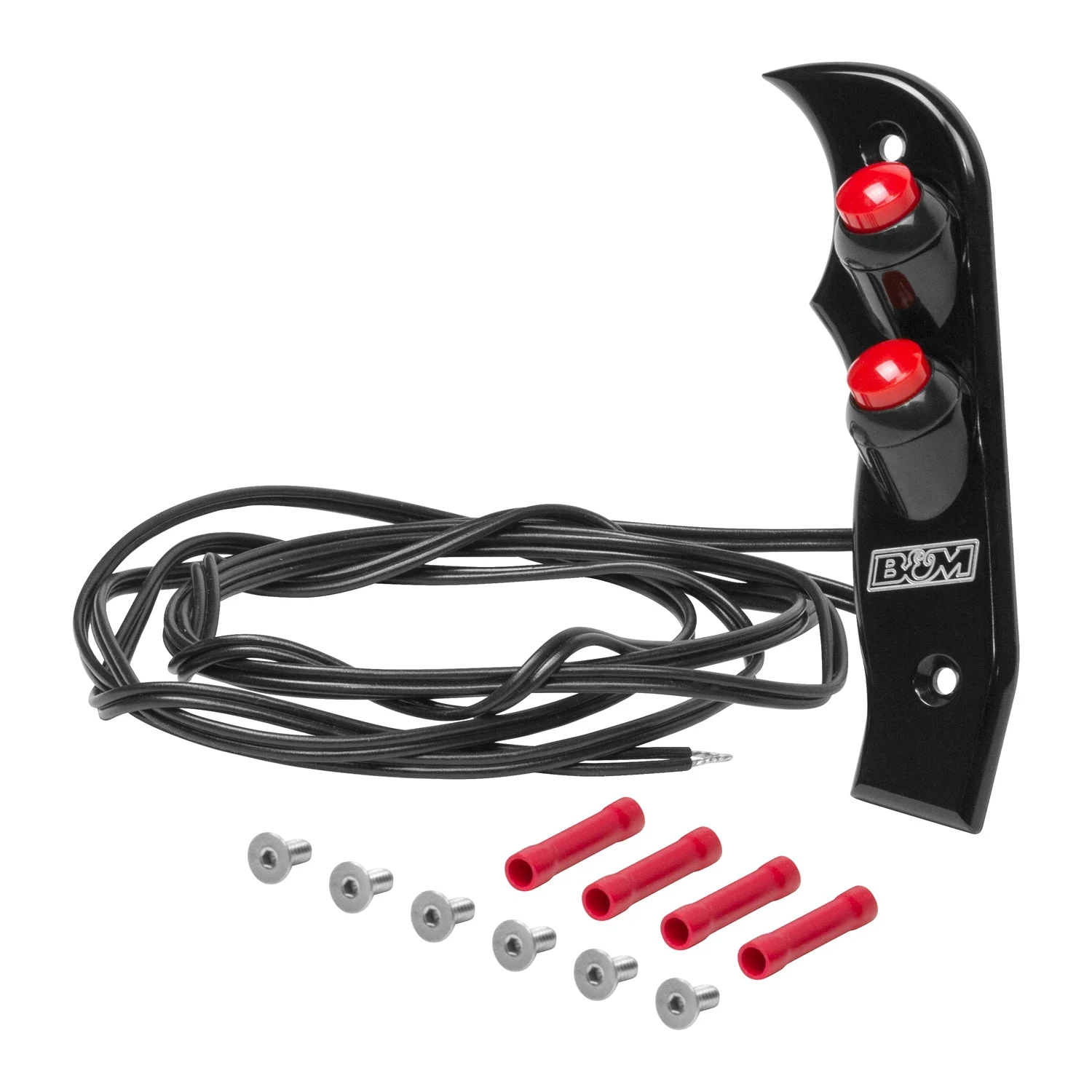 B&M Magnum Grip Side Plate with two 12V Buttons
