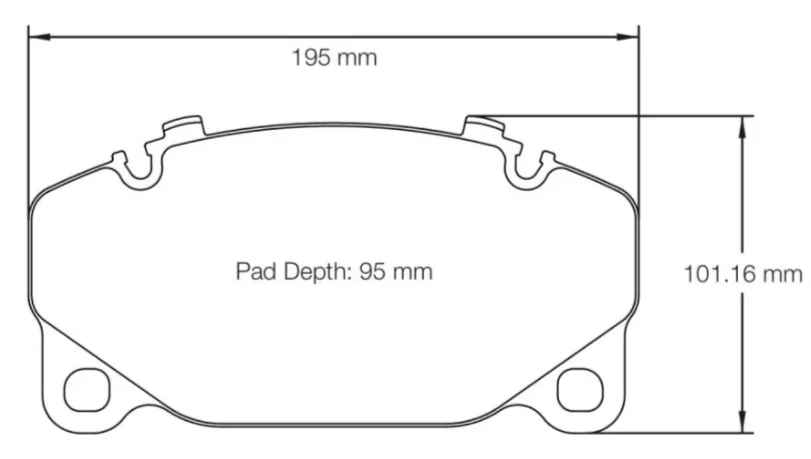Pagid RSC1 for Porsche 992 Turbo S PCCB/Ceramic Brakes - Front
