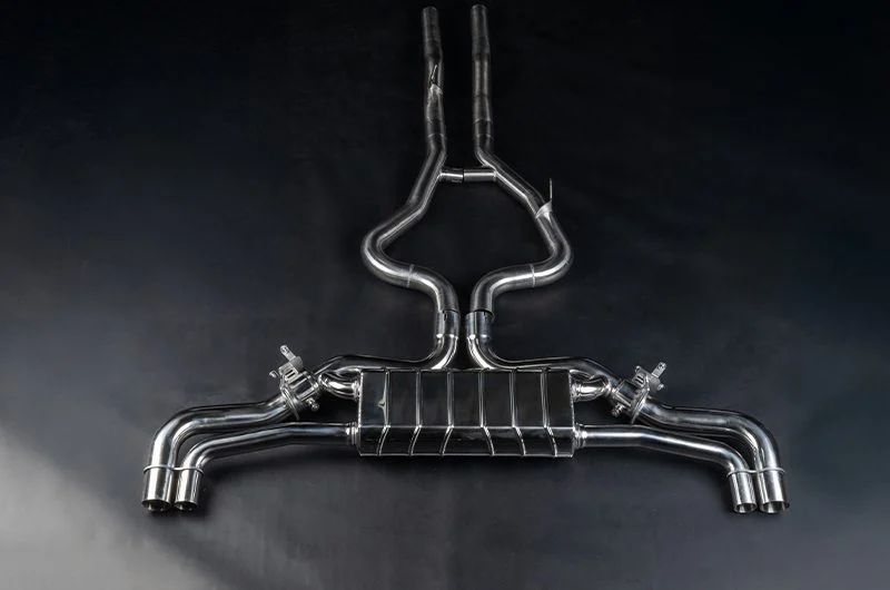 Audi RSQ3 - ECE Valved Exhaust + MidPipes for OEM Tips (OE Actuators)
