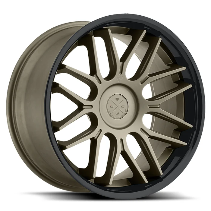 Blaque Diamond BD-27 - Matte Bronze w/ Gloss Black Lip