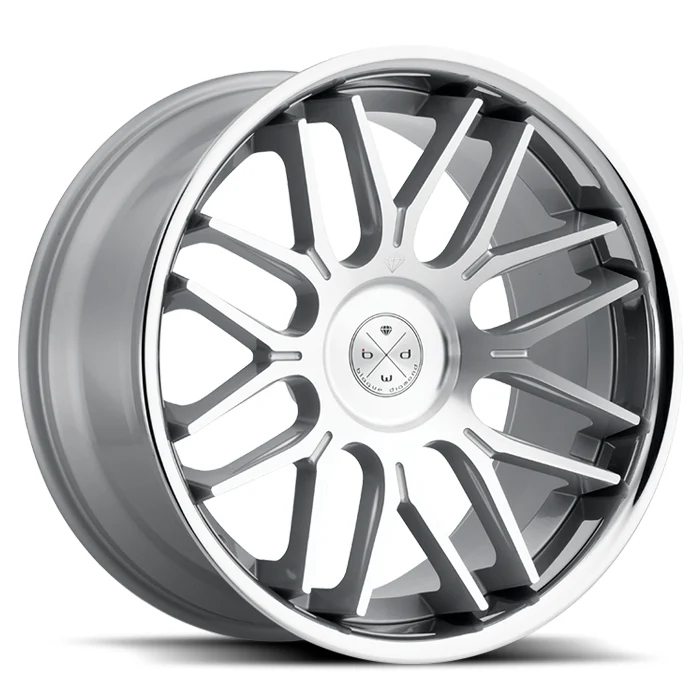 Blaque Diamond BD-27 - Silver w/ Machined Face and Stainless Lip