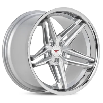 Ferrada Wheels CM1 Machine Silver / Chrome Lip 20x10 5x114 ET40 73.1 Mid Concavity