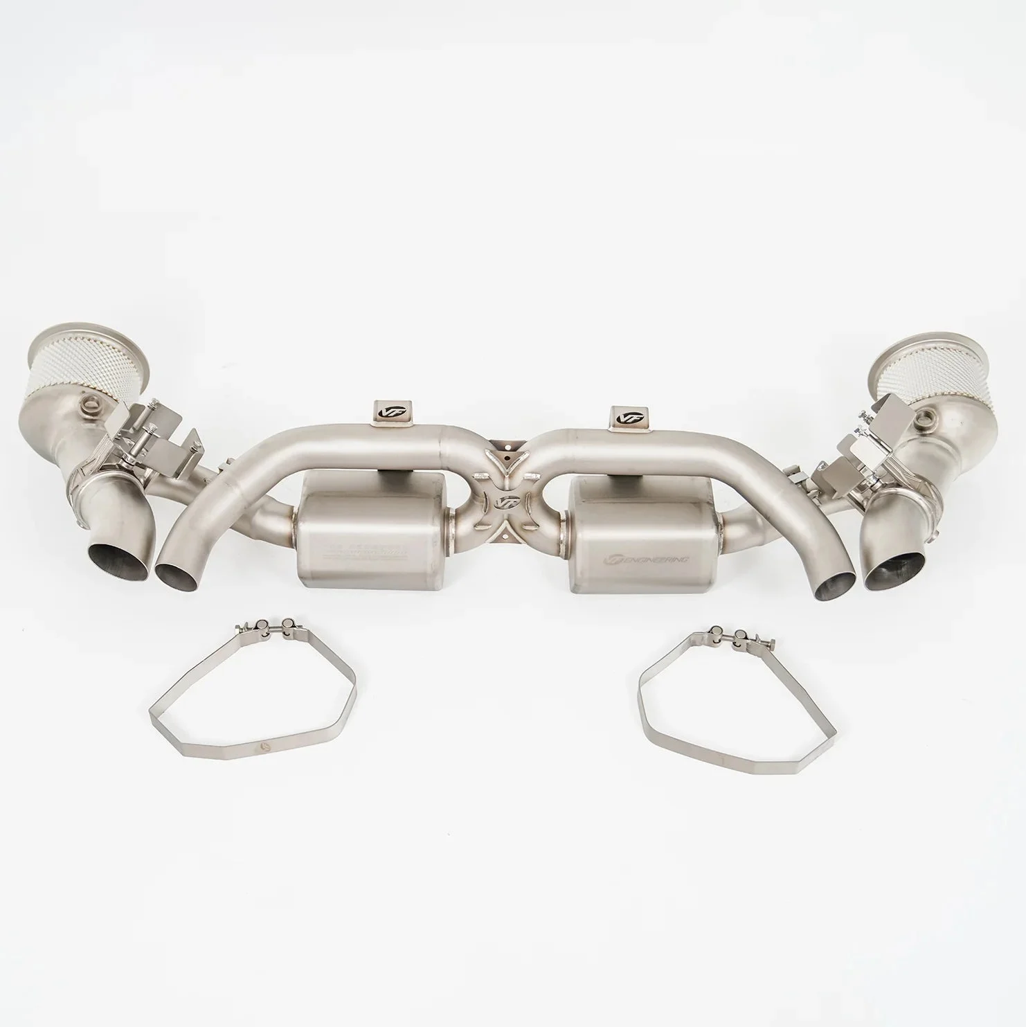 Titanium Valved Catback Exhaust System - 2019-2024 Porsche 911 Turbo/Turbo S