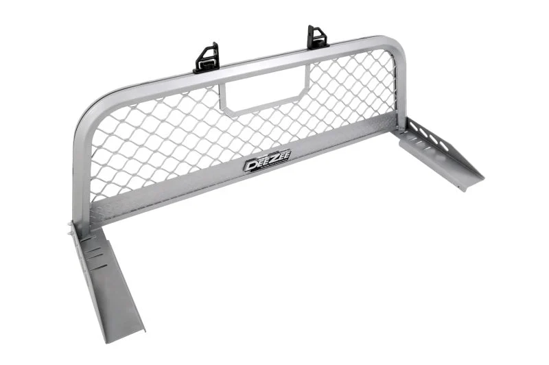 Dee Zee Universal Aluminum Front Truck Cargo Management Cab Rack Silver Mesh