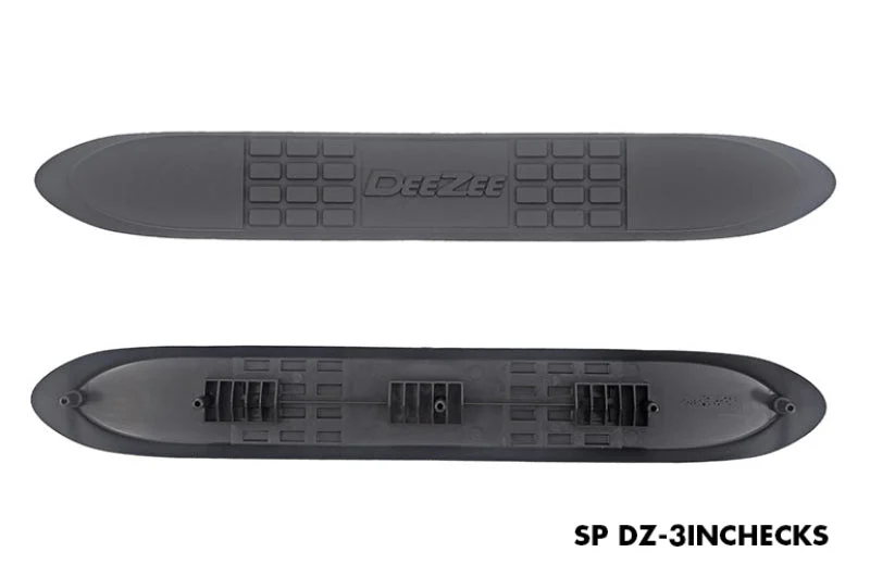 Dee Zee Universal Service Parts Step Pads 3In Checkered w/ DZ Logo