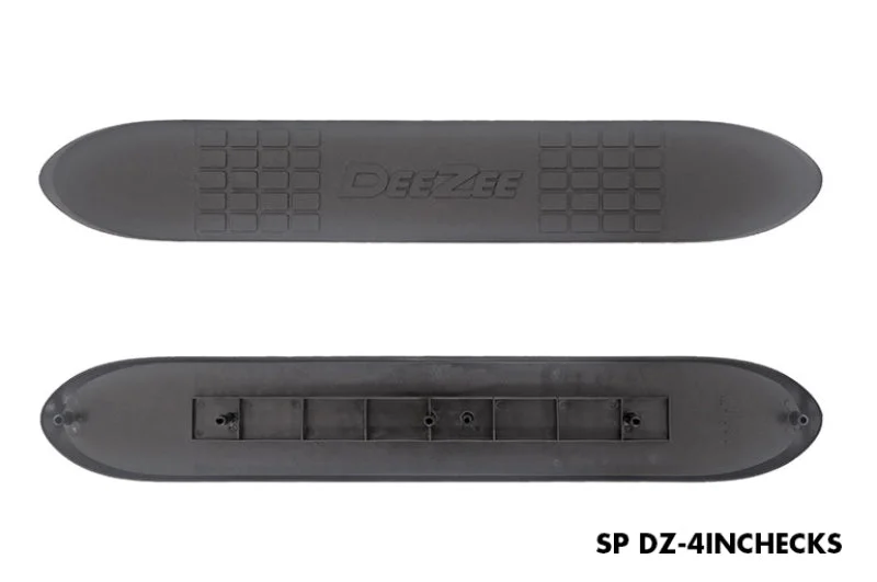 Dee Zee Universal Service Parts Step Pads 4In Checkered w/ DZ Logo