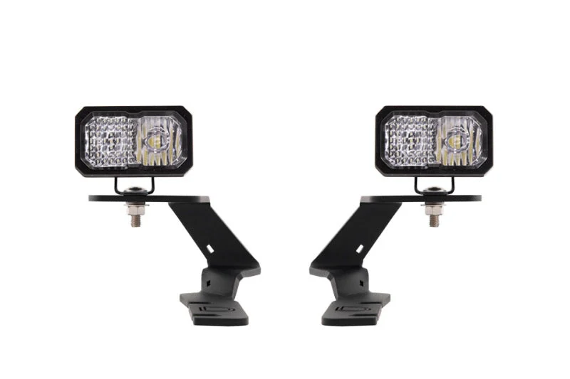 Diode Dynamics 19-21 Ford Ranger Stage Series 2in LED Ditch Light Kit - Pro White Combo