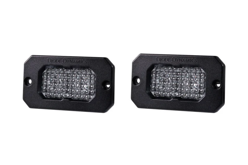 Diode Dynamics Stage Series 2 In LED Pod Pro - White Flood Flush RBL (Pair)