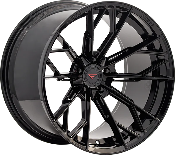Ferrada Wheels Froge-8 FR11 Obsidian Black 20x12 Blank ET-15-0 66.56 Extreme Concavity