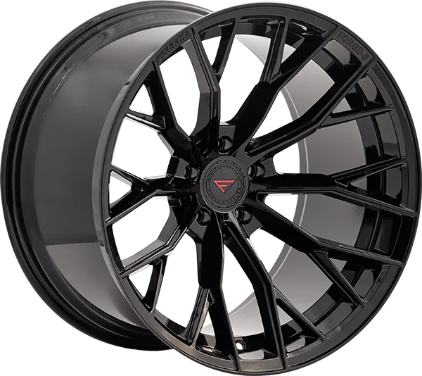 Ferrada Wheels Froge-8 FR9 Obsidian Black 20x11 Blank ET50-70 66.56 Mid Concavity