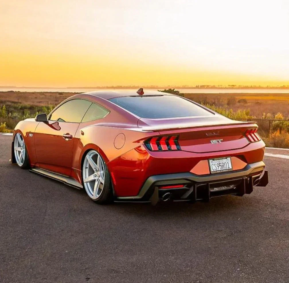 Stealth-Style Rear Diffuser for 2024+ Ford Mustang GT & EcoBoost (Dual or Quad Exhaust)