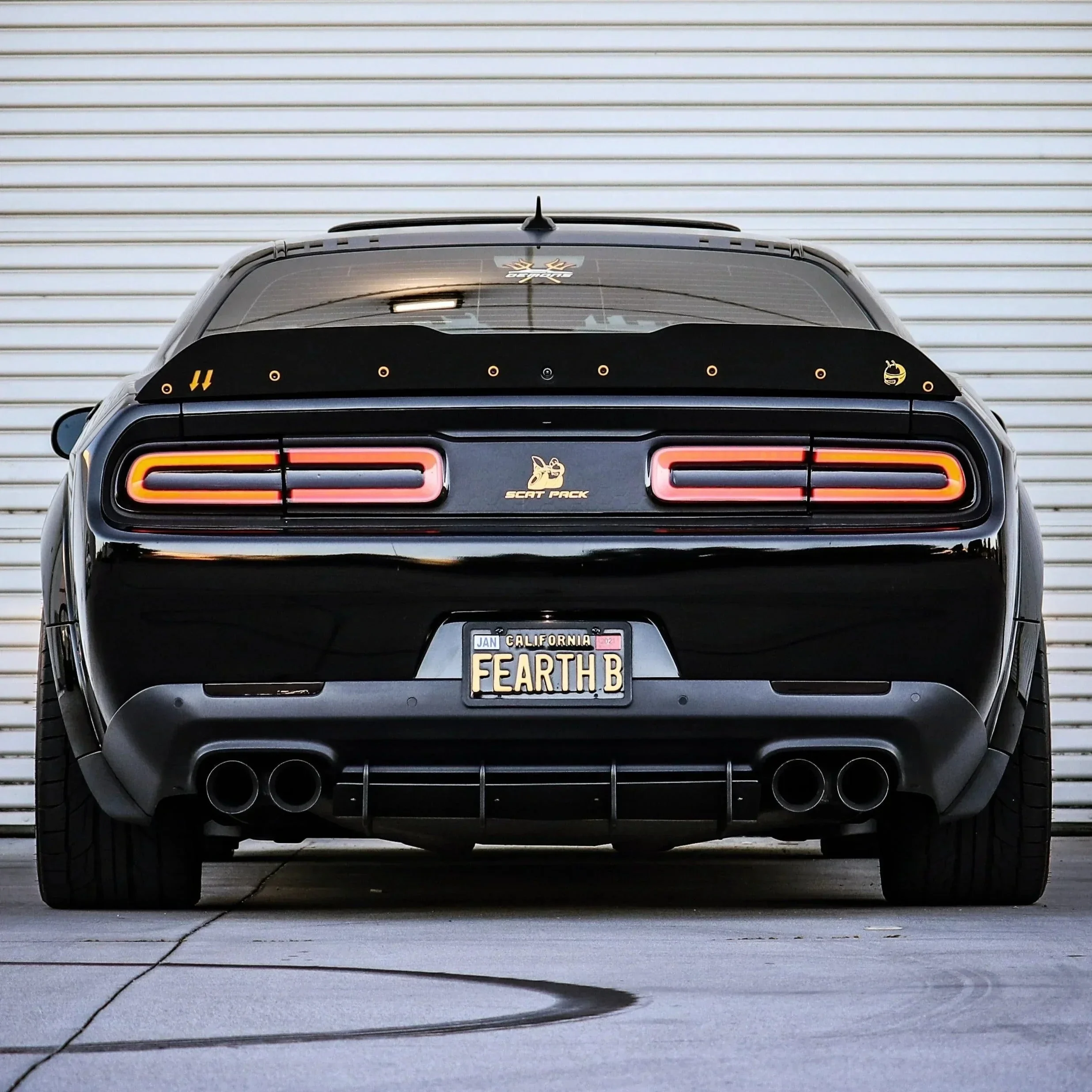 Dodge Challenger 2015–2023 Rear Diffuser – HDPE & Aluminum Belly Pan | ZL1 Addons