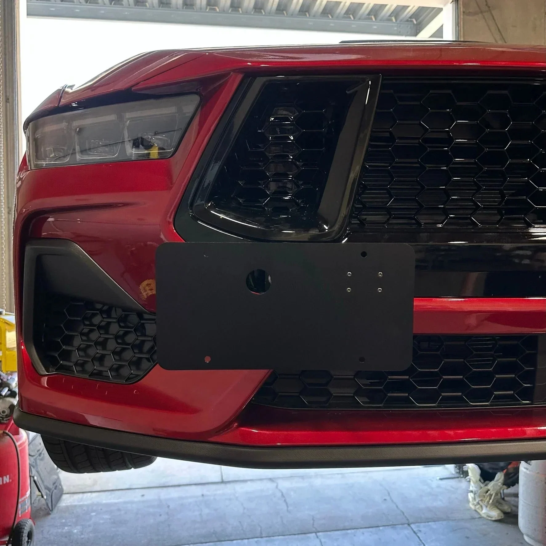 Stealth Front License Plate Mount for 2024+ Ford Mustang GT & EcoBoost – No-Drill Plate Holder