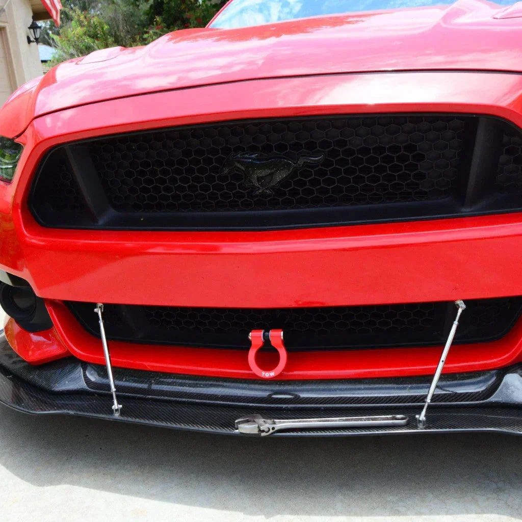 Feather Lite Stealth Tow Hook for 2015–2017 Ford Mustang GT Performance Pack – Billet Aluminum Track Tow Hook