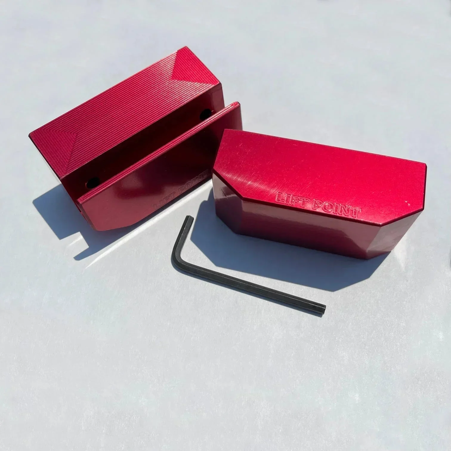 Dodge Charger 2010–2023 Stealth Bolt-On Jack Lift Pads – Billet Aluminum Pinch-Weld Lift Points | ZL1 Addons (2pcs)