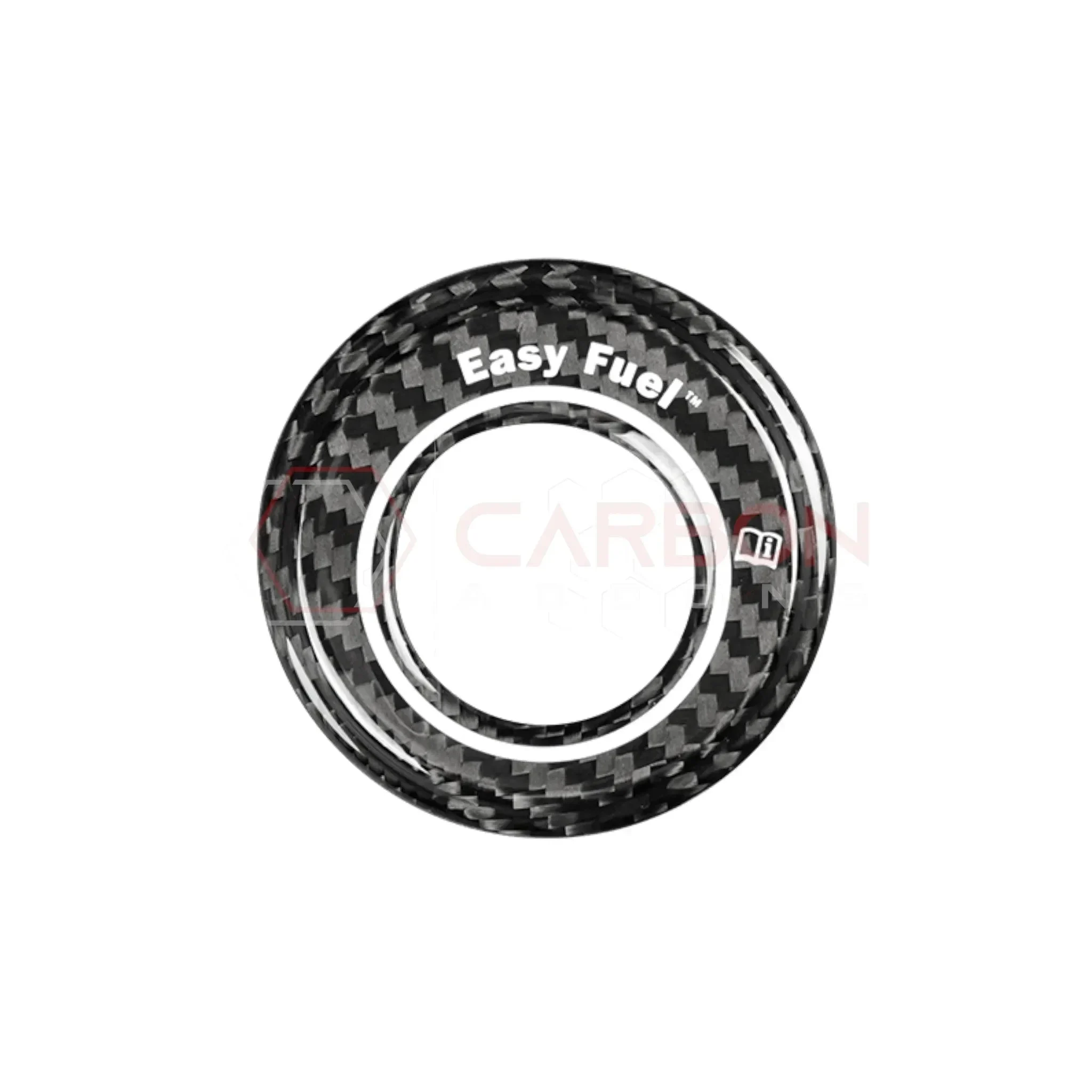 Real Carbon Fiber Fuel Door Trim Cover for 2024+ Ford Mustang