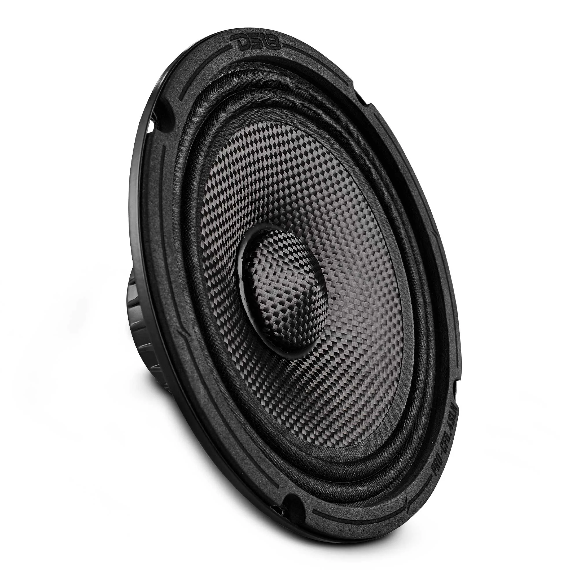 6.5” Slim Motorcycle & Motorsports Loudspeaker With Neodymium Magnet and Water Resistant Carbon Fiber Cone | 4-Ohm 150W RMS