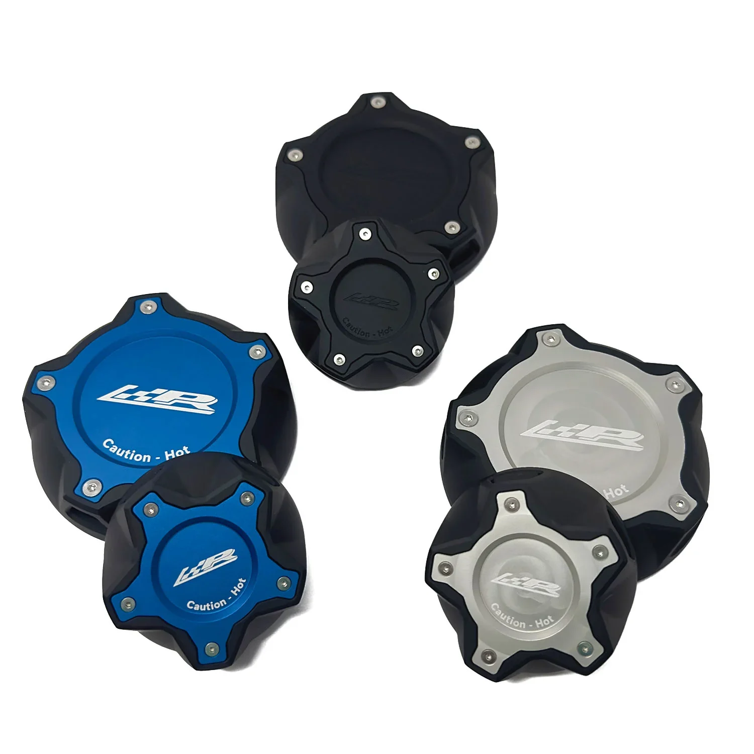 Precision Raceworks Billet Coolant Cap Bundle | BMW