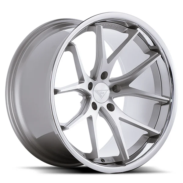Ferrada Wheels FR2 Machine Silver / Chrome Lip 20x10.5 5x108 ET38 73.1 Deep Concavity
