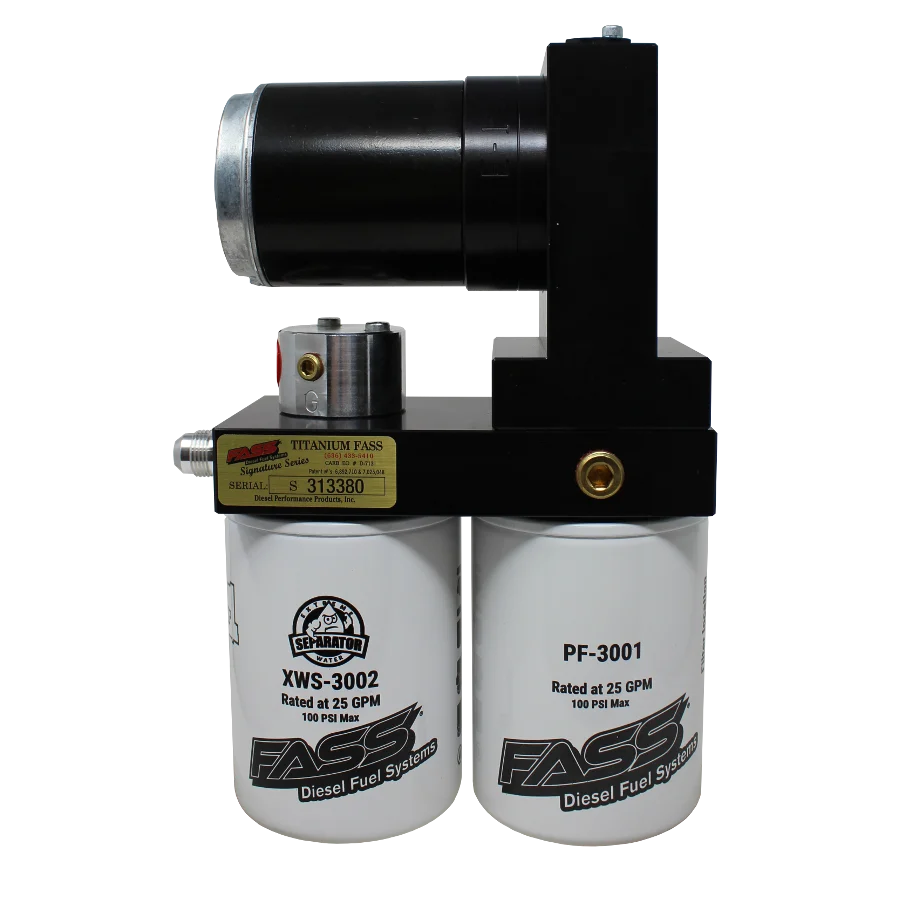FASS Class 8 165gph/16-18psi Titanium Signature Series Fuel Air Separation System