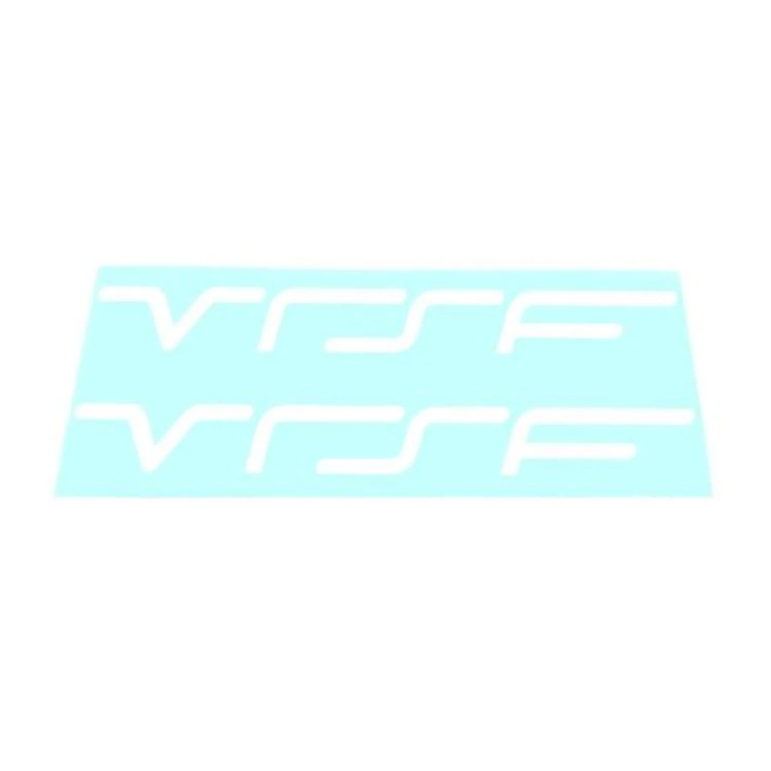 VRSF 7" White Window Logo Decals