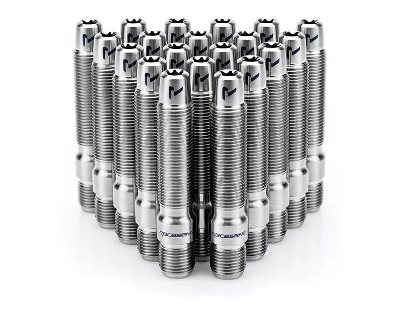 Raceseng Titanium Wheel Stud Conversion Kit - M14x1.5mm (80mm Length/Accommodates Up to 15mm Spacer)