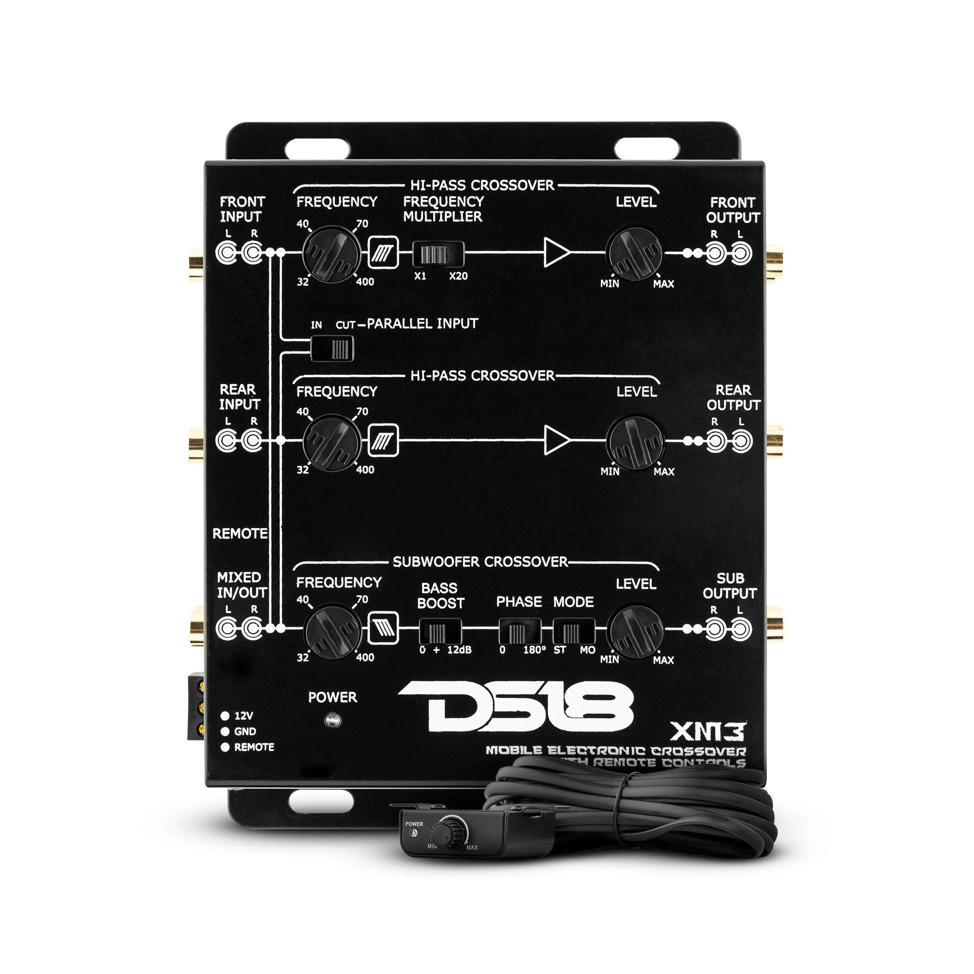 3-Way Active Crossover with Sub-Level Control