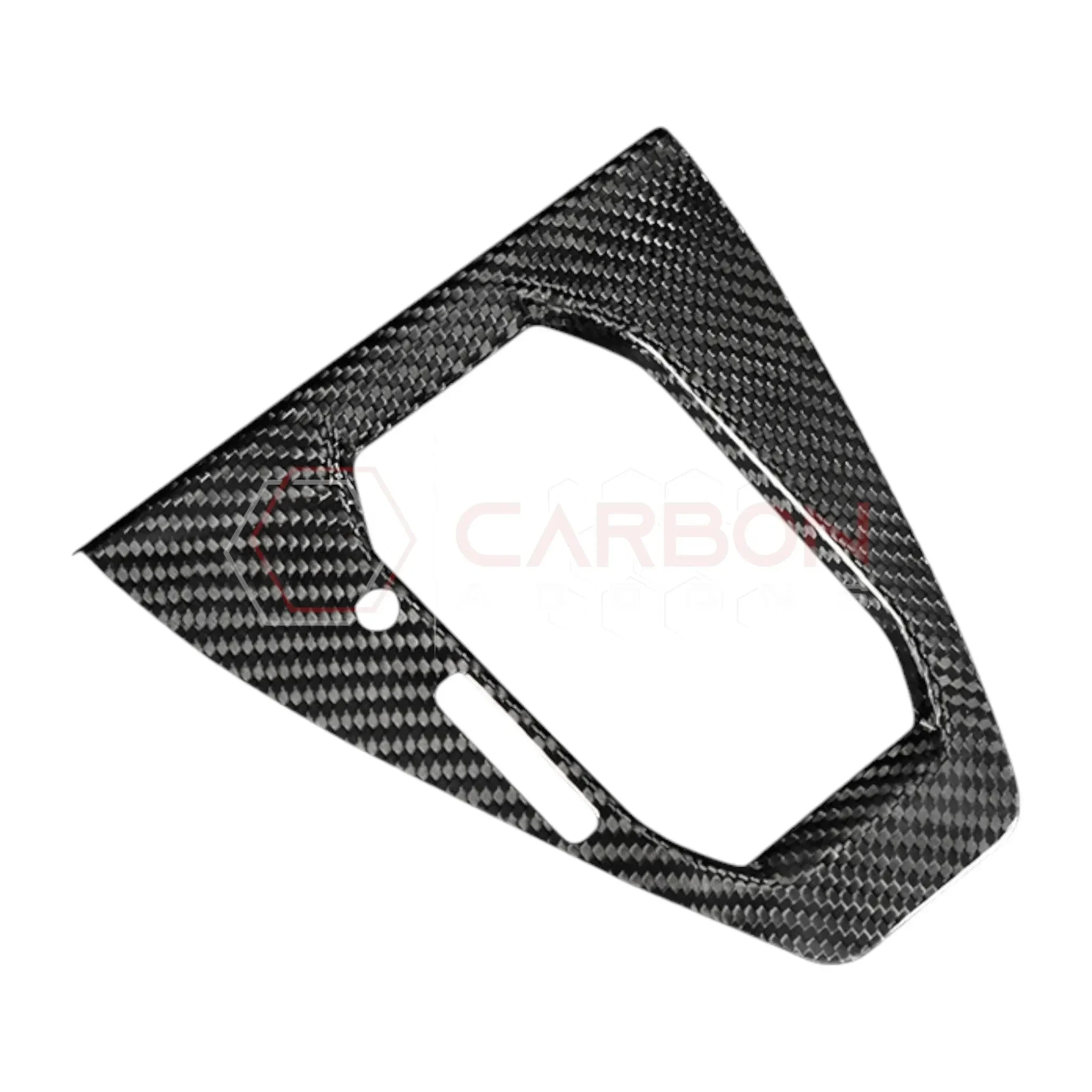 Real Carbon Fiber Gear Shifter Trim Cover for 2024+ Ford Mustang