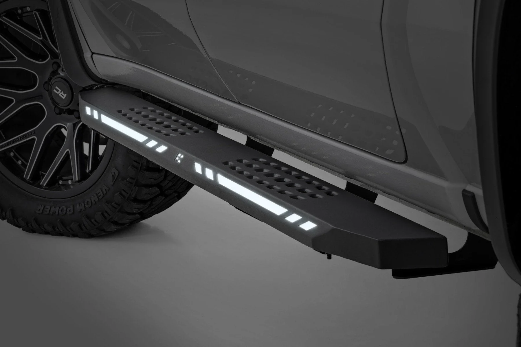 AC2 Running Boards | Amber/White | Crew Cab | Ram 1500/2500/3500 2WD/4WD (2010-2025 & Classic)