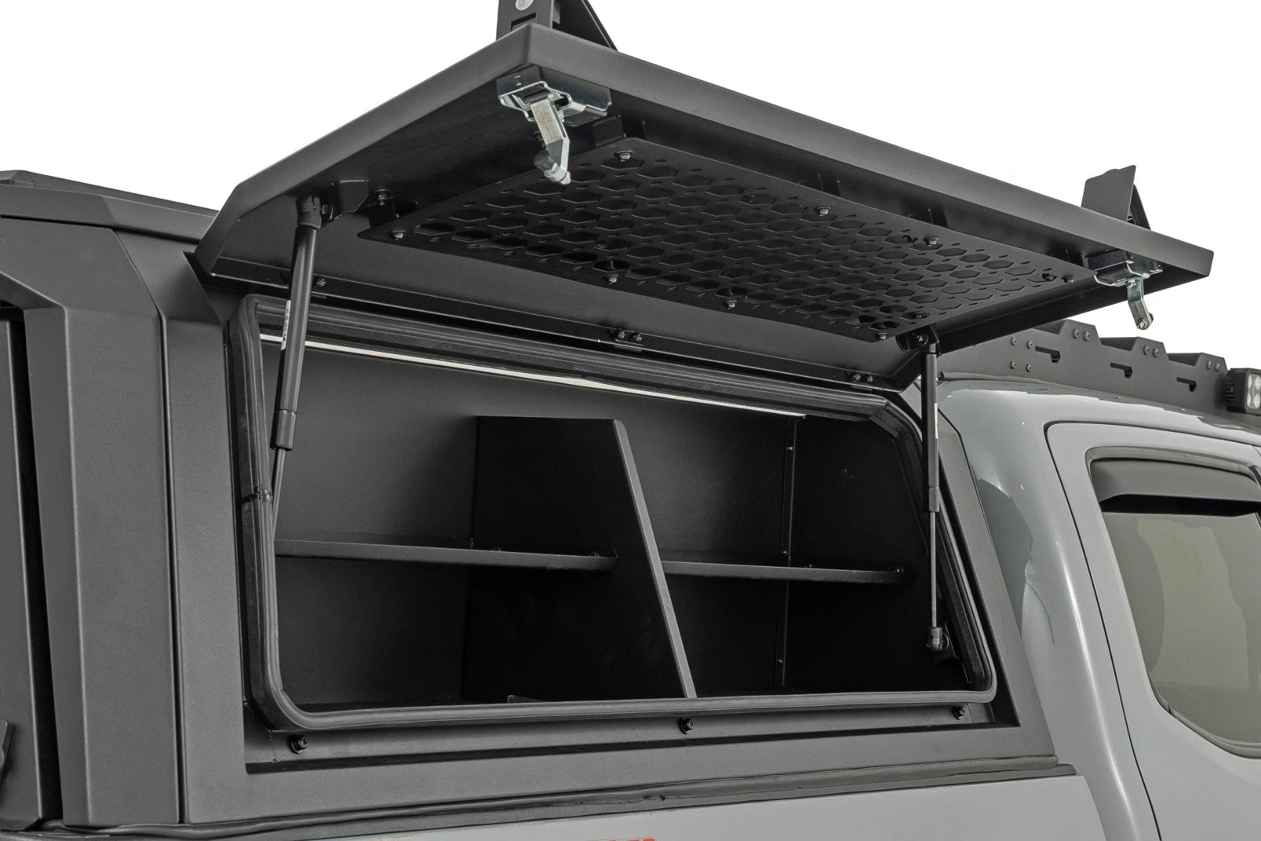 Bed Cap Side Shelf Storage Bin | Passengers Side | Toyota Tacoma (16-23)