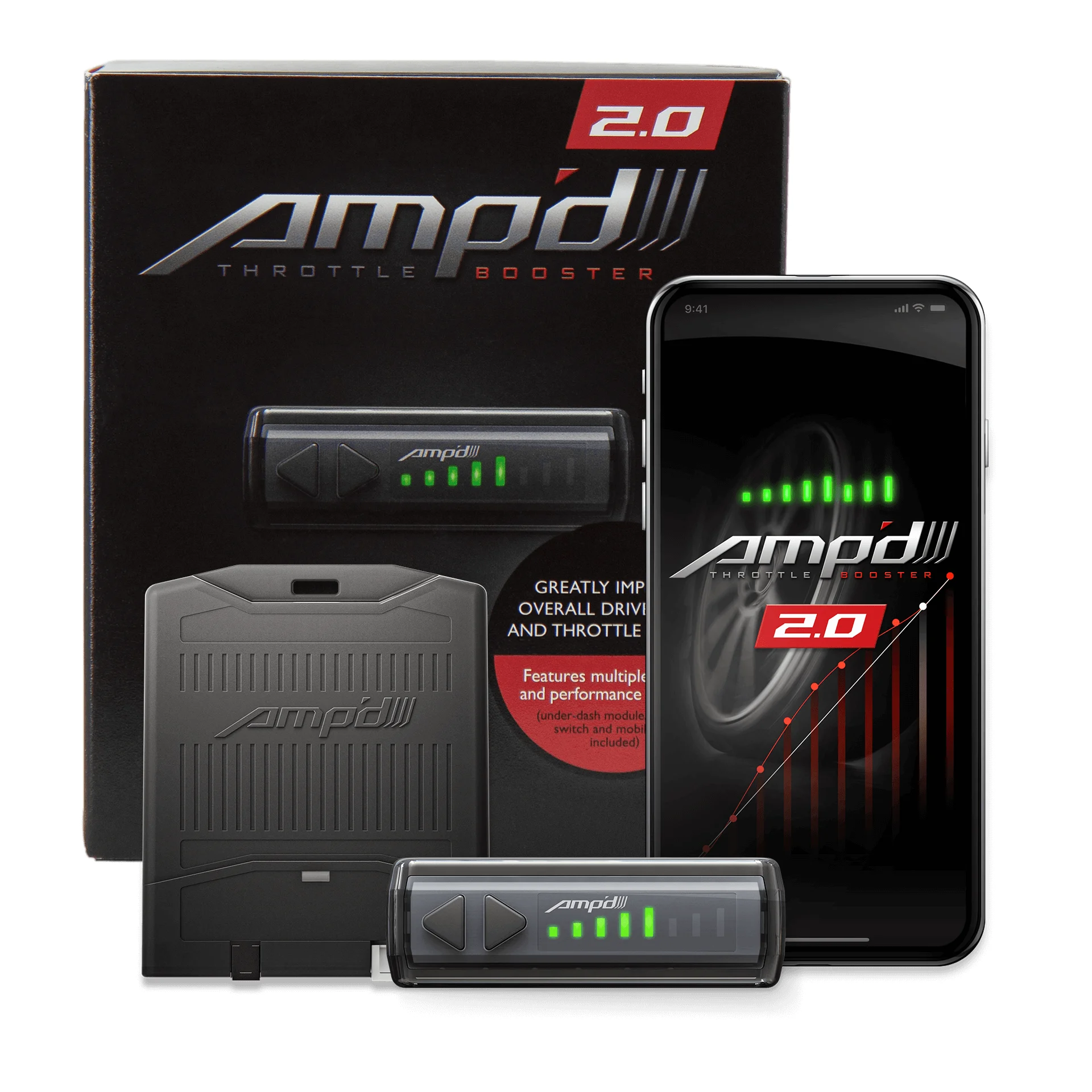 Amp'd 2.0 Pedal Controller w/Wireles Switch