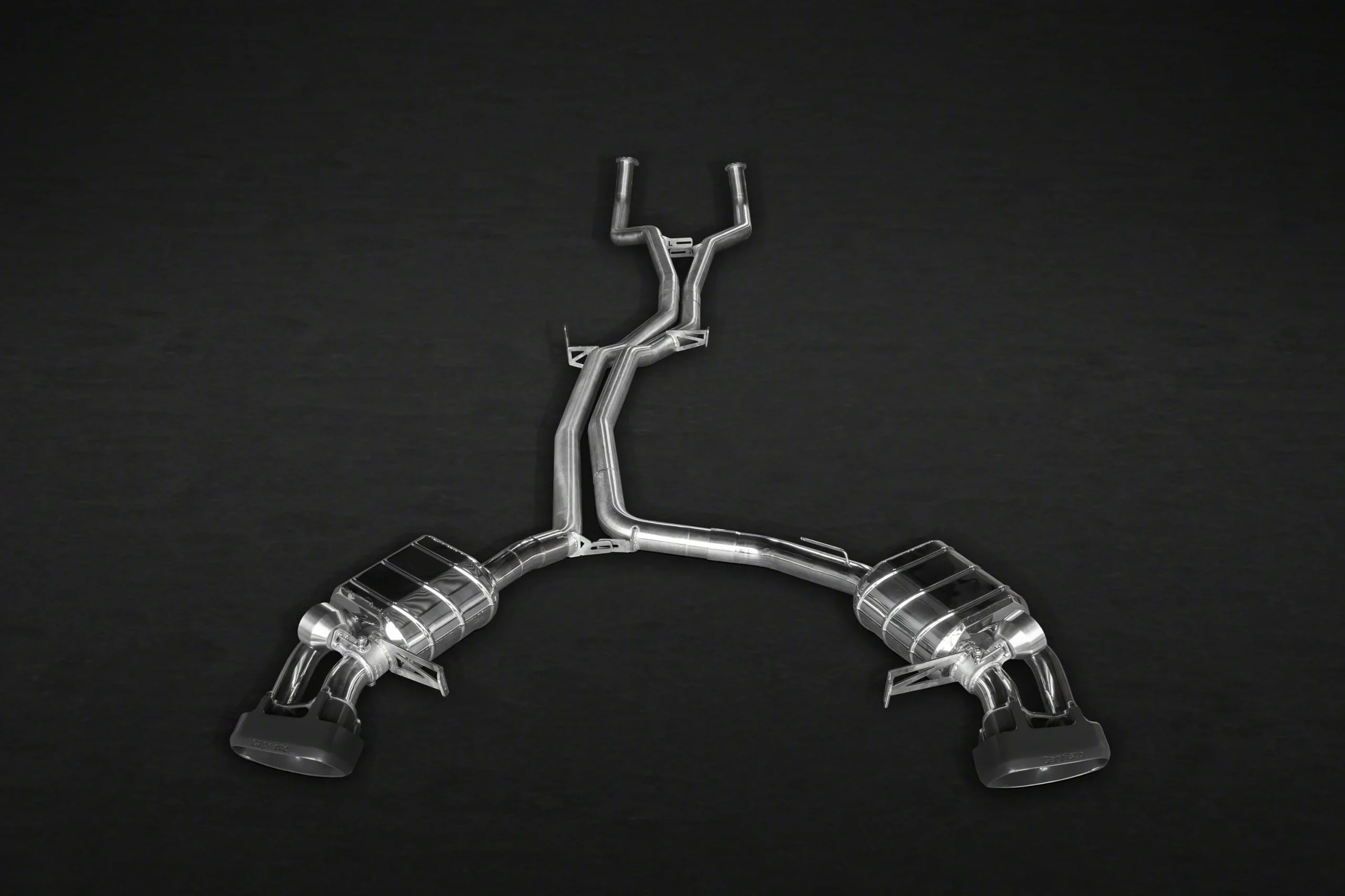 Porsche 95B Macan S/Turbo - Valved Exhaust w Mid Pipes + Ceramic Tips (CES3)