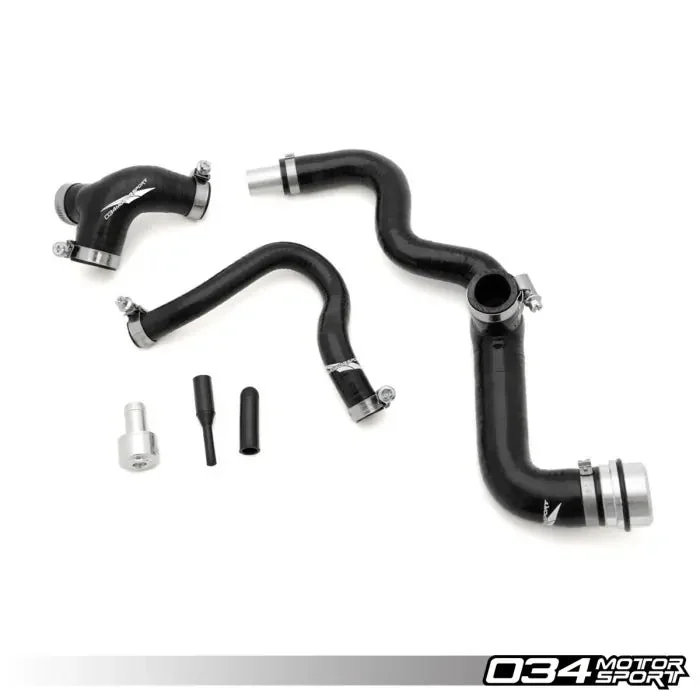 Breather Hose Kit, Late-AMB Audi A4 1.8T, Reinforced Silicone