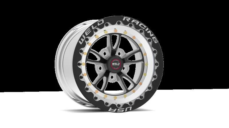 Weld RT Full Throttle 15x10 / 5x4.5 / 7.5in. BS Black Wheel - Single Beadlock