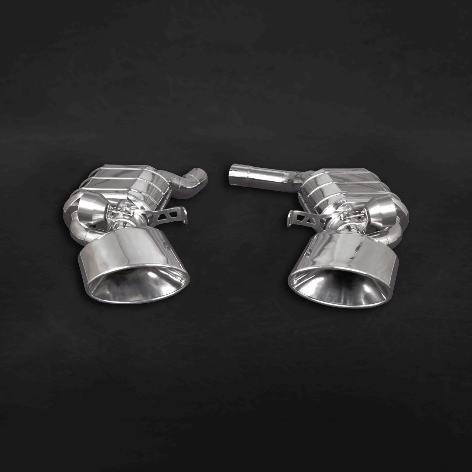 Audi RS6/7 (C8) - ECE Valved Exhaust + RS-Style Oval Tips (OE Actuators)