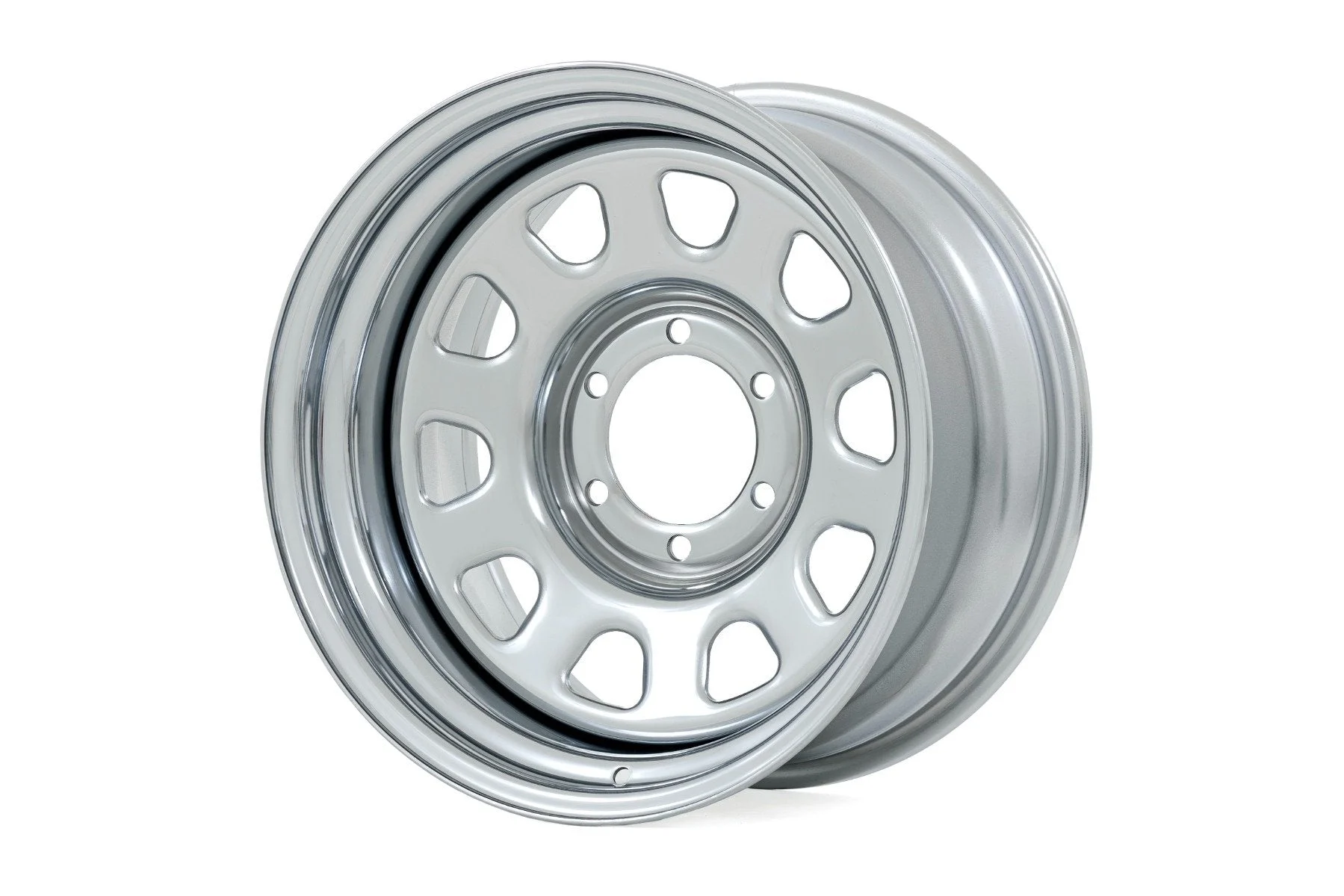 Steel Wheel | Chrome | 17x9 | 6x5.5 | 4.25 Bore | -12