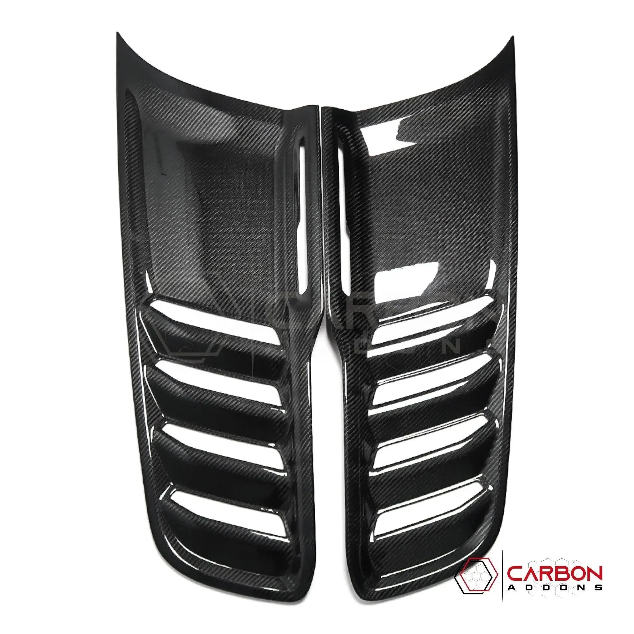 RAM TRX 2021-2024 Hood Side Vents Trim Hard Carbon Fiber Cover