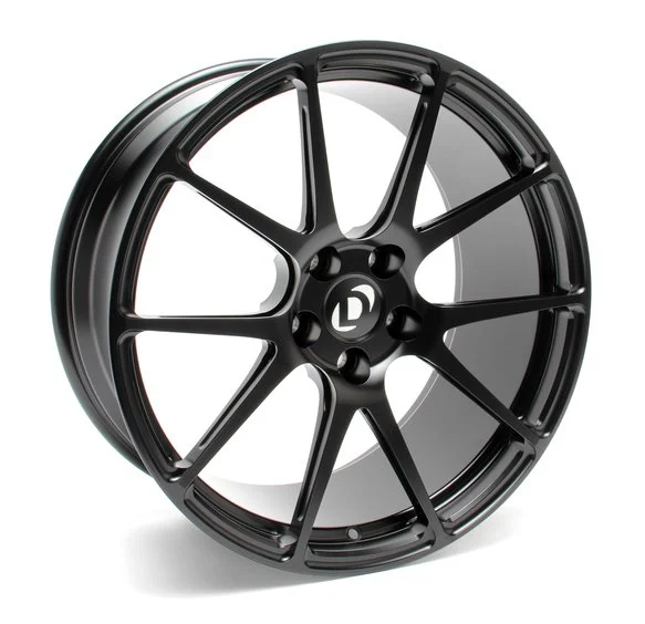 Forgeline GA1R Performance Wheel Set - 2011 BMW 1M Front: 20 x 9 - Rear: 20 x 10 - Black - Dinan Center Cap - E82