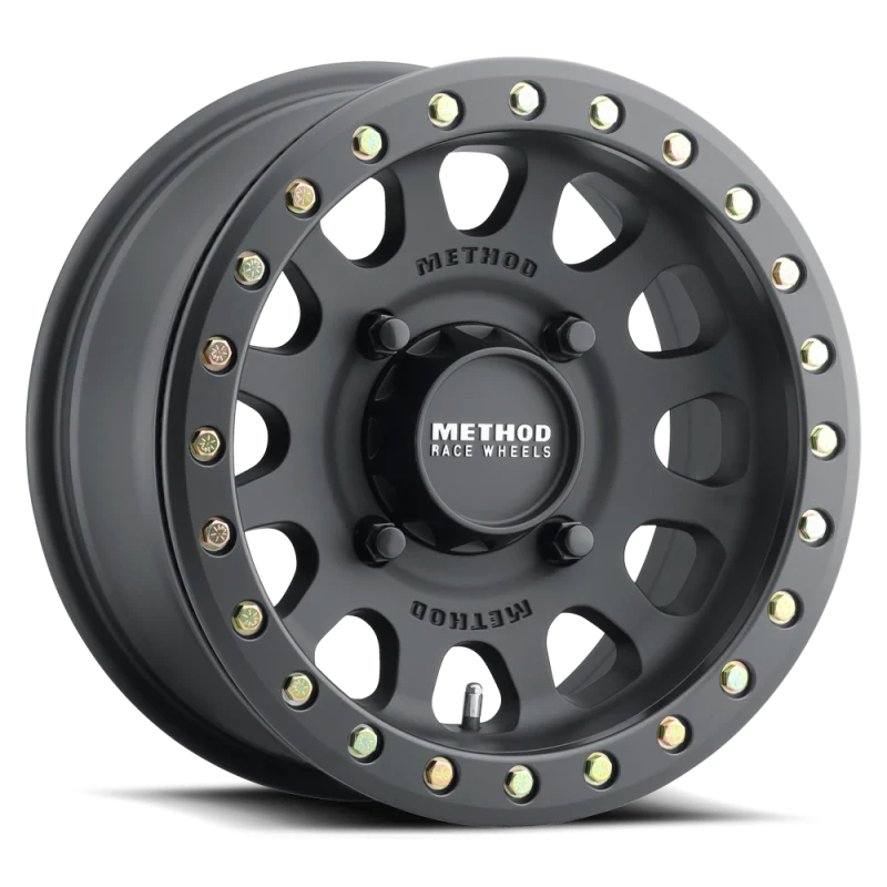 Method MR401 UTV Beadlock 15x7 / 5+2/38mm Offset / 4x136 / 106mm CB Matte Black Wheel