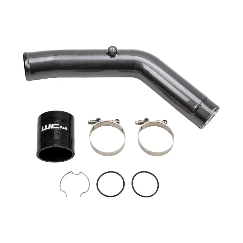 Wehrli 23-24 Ford 6.7L HO Power Stroke 3in Hot Side Intercooler Pipe - Bengal Blue