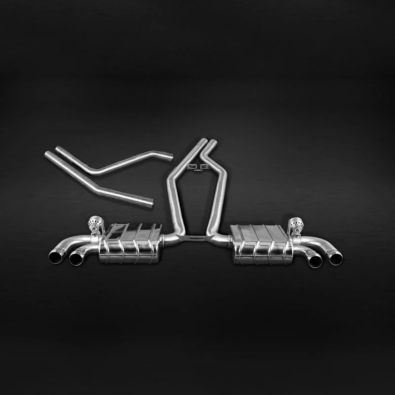 Porsche 958.1 Cayenne V8 GTS - Valved Exhaust w Mid-Silencer Spare Pipes (CES3)