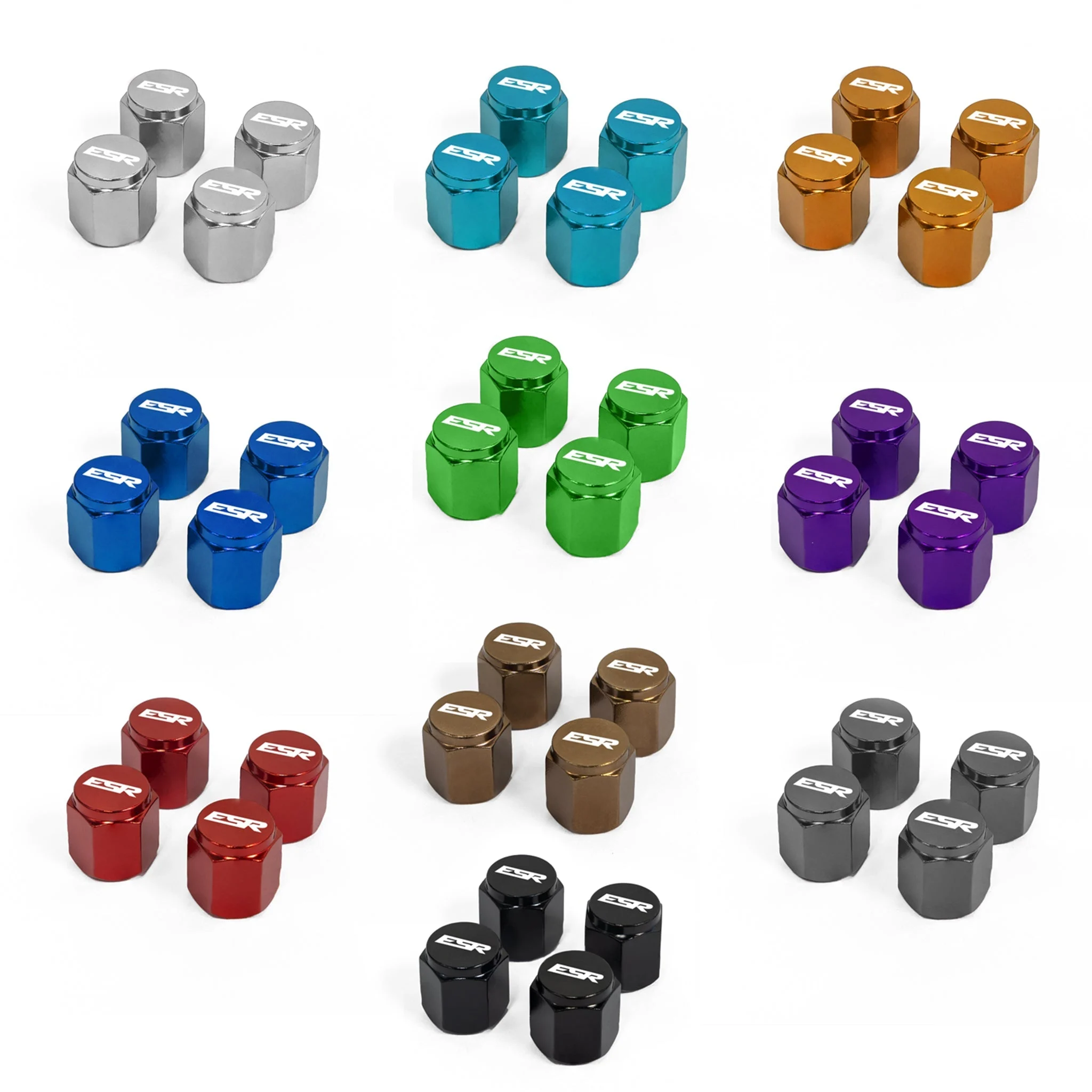ESR Performance Valve Stem Caps (sold as set)